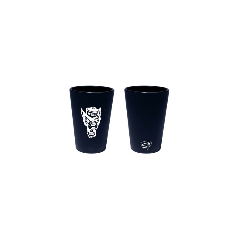 NC State Wolfpack Black Wolfhead 1.5 oz Silipint Shot Glass