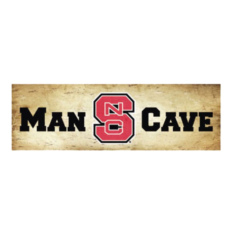 NC State Wolfpack Man Cave Mill Wood Art