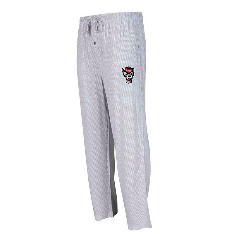 NC State Wolfpack Men’s Grey and White Melody Woven Pants