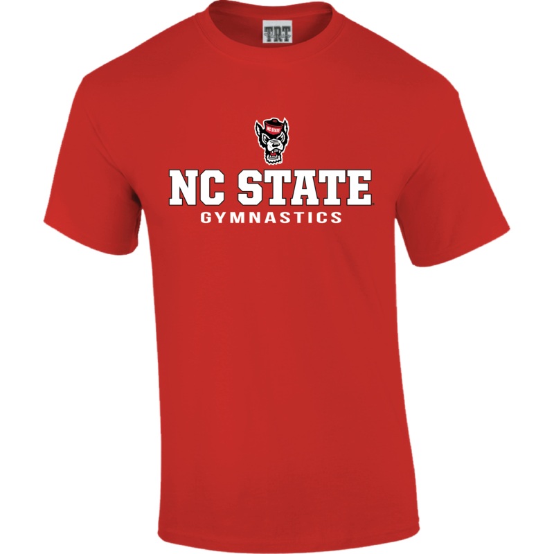 NC State Wolfpack TRT Wolfhead Gymnastics T-Shirt