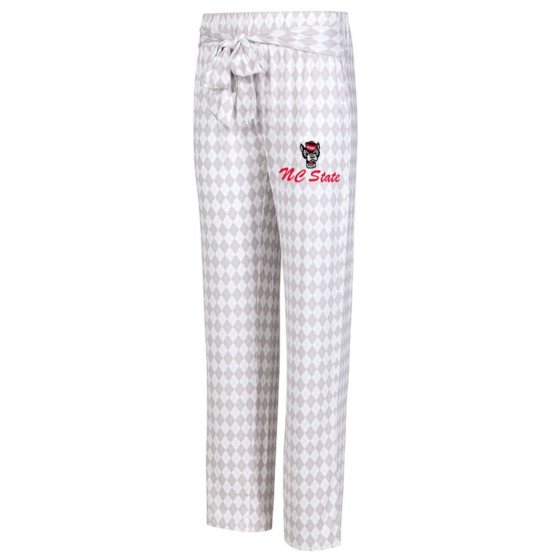NC State Wolfpack Women’s Cream and White Hacci Knit Pants