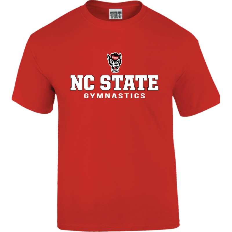 NC State Wolfpack Youth TRT Wolfhead Gymnastics T-Shirt