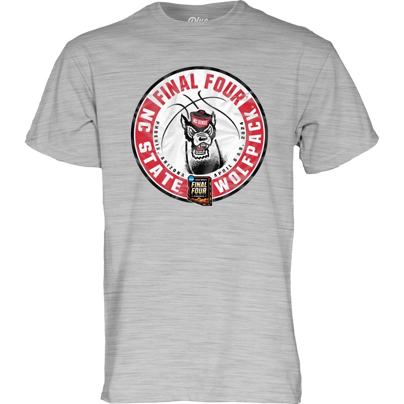 NC State Wolfpack 2024 Men’s Basketball Final Four Sports Grey T-Shirt