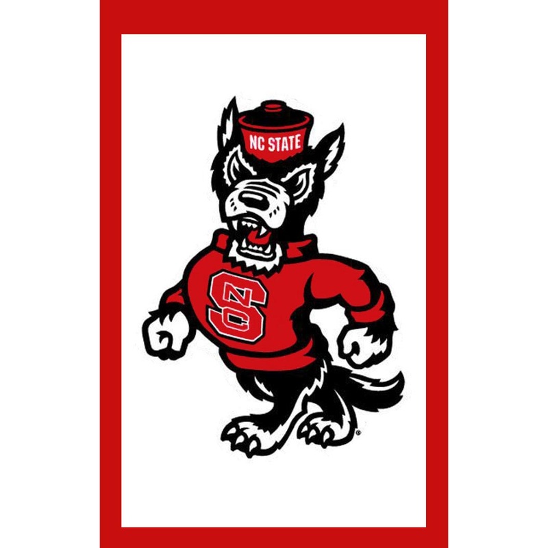 NC State Wolfpack 28×44 Strutting Wolf Double Sided House Flag