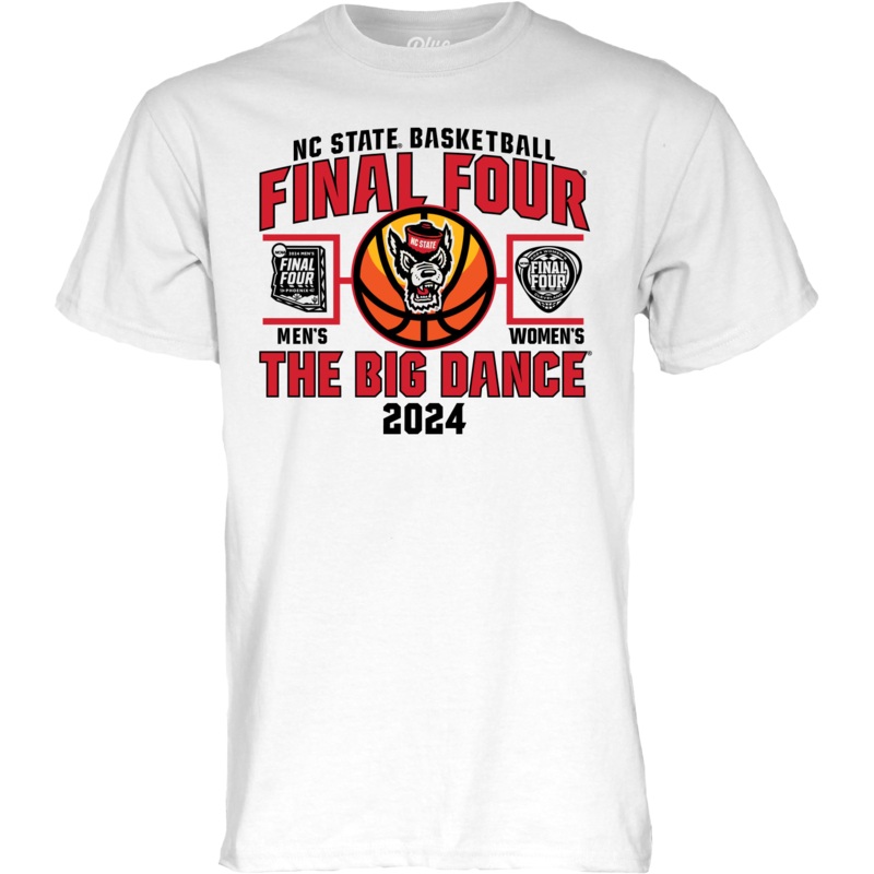 NC State Wolfpack Blue84 White Men’s & Women’s Final Four T-Shirt
