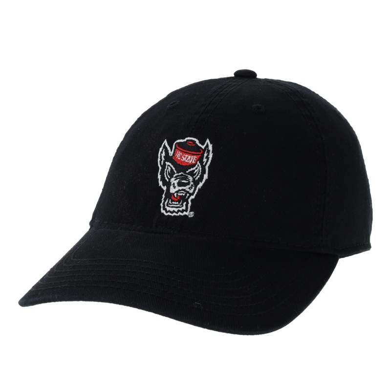 NC State Wolfpack Legacy Women’s Black Wolfhead Adjustable Hat