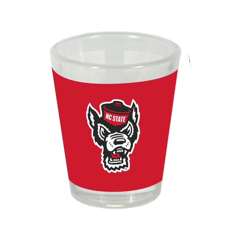 NC State Wolfpack 2-Tone Wolfhead Shot Glass