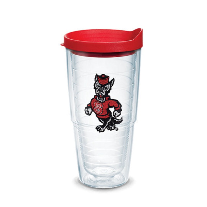 NC State Wolfpack 24oz Strutting Wolf Tervis Tumbler w/Red Lid