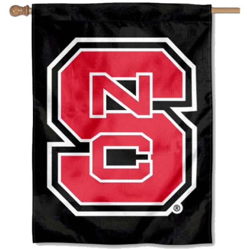 NC State Wolfpack 30×40 Black Block S Banner