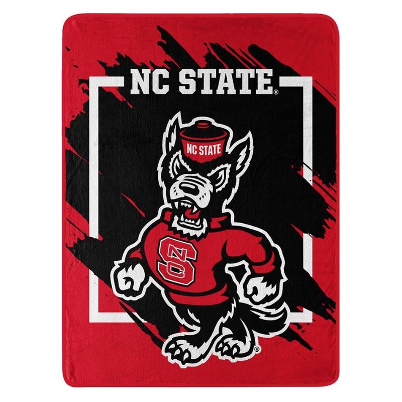 NC State Wolfpack 46x 60 Dimensional Micro Super Plush Throw
