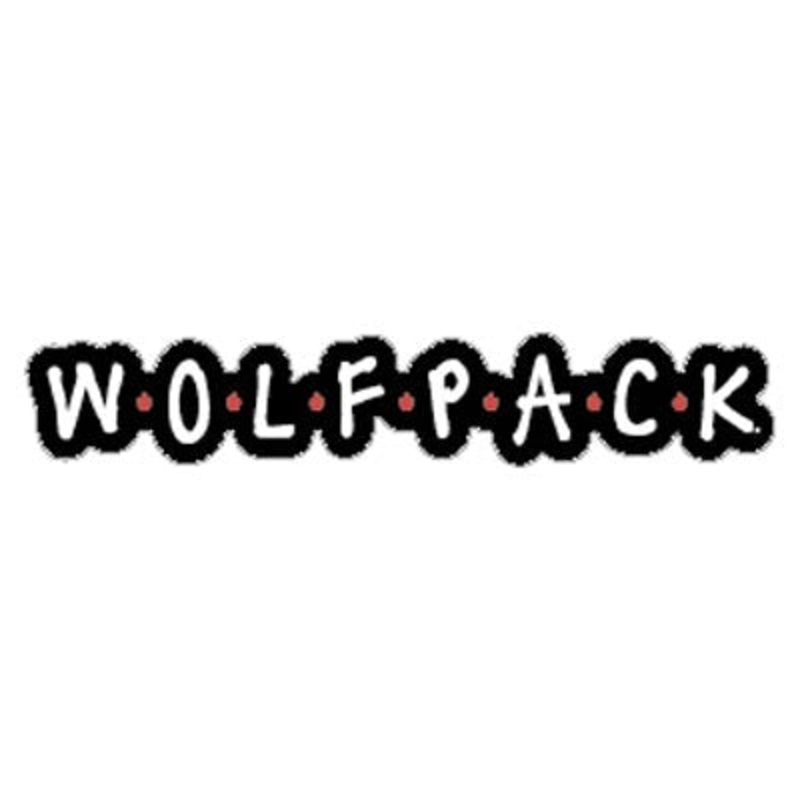 NC State Wolfpack Friends Wolfpack Rugged Sticker