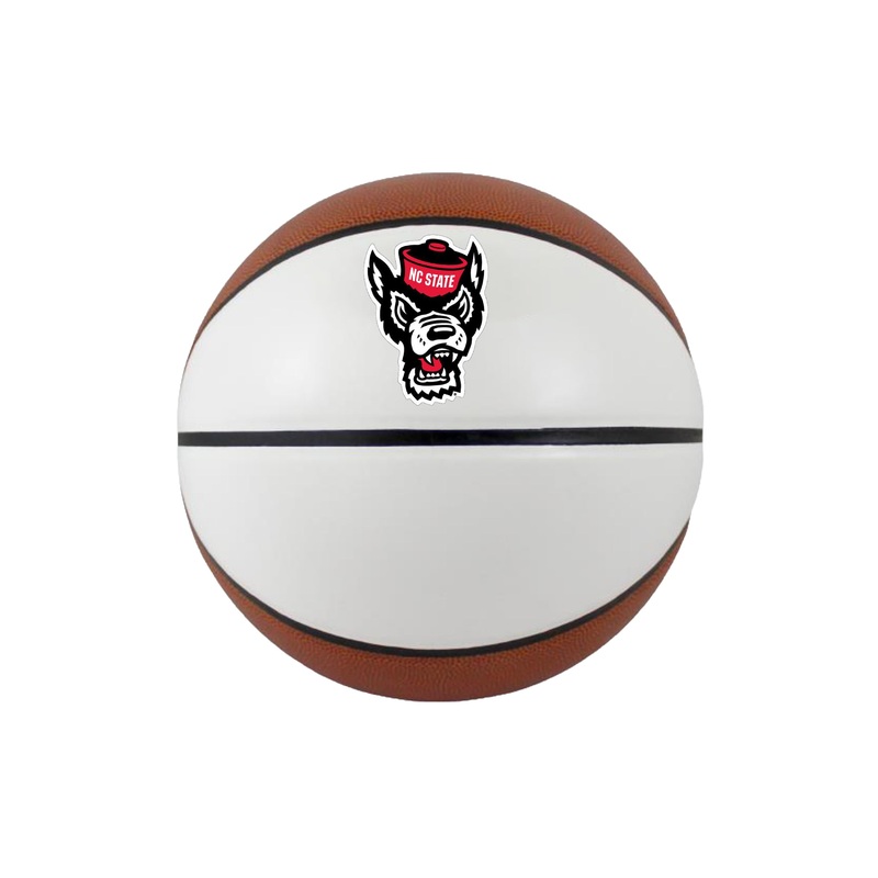 NC State Wolfpack Full Size Wolfhead Autograph Basketball