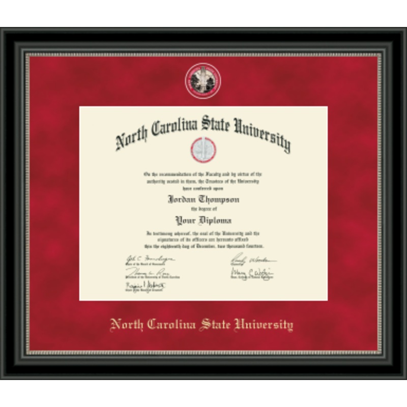 NC State Wolfpack Medallion Regal Diploma Frame