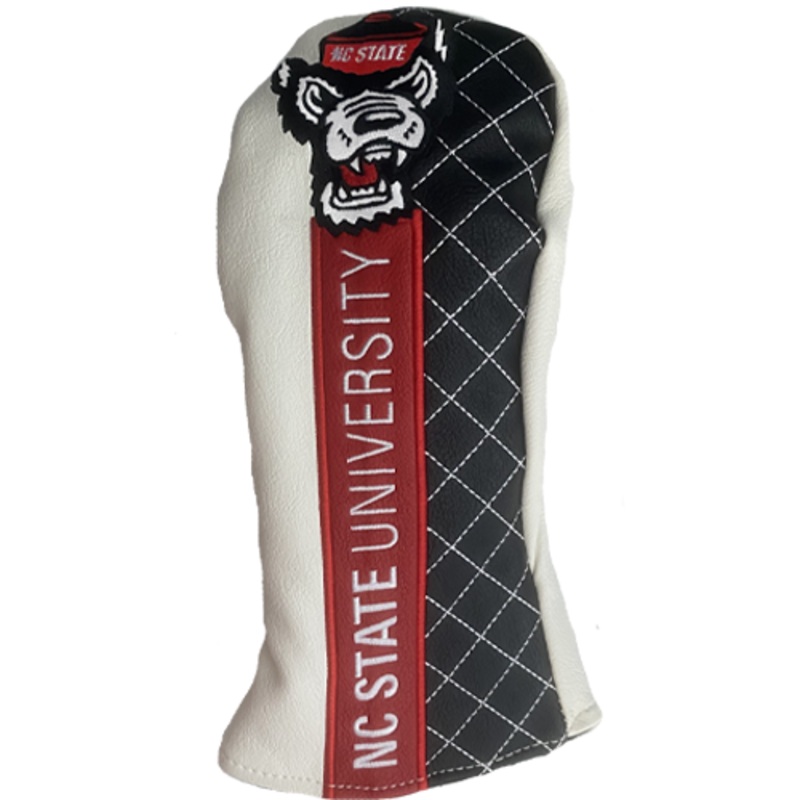 NC State Wolfpack Quilted Wolfhead Fairway Head Cover