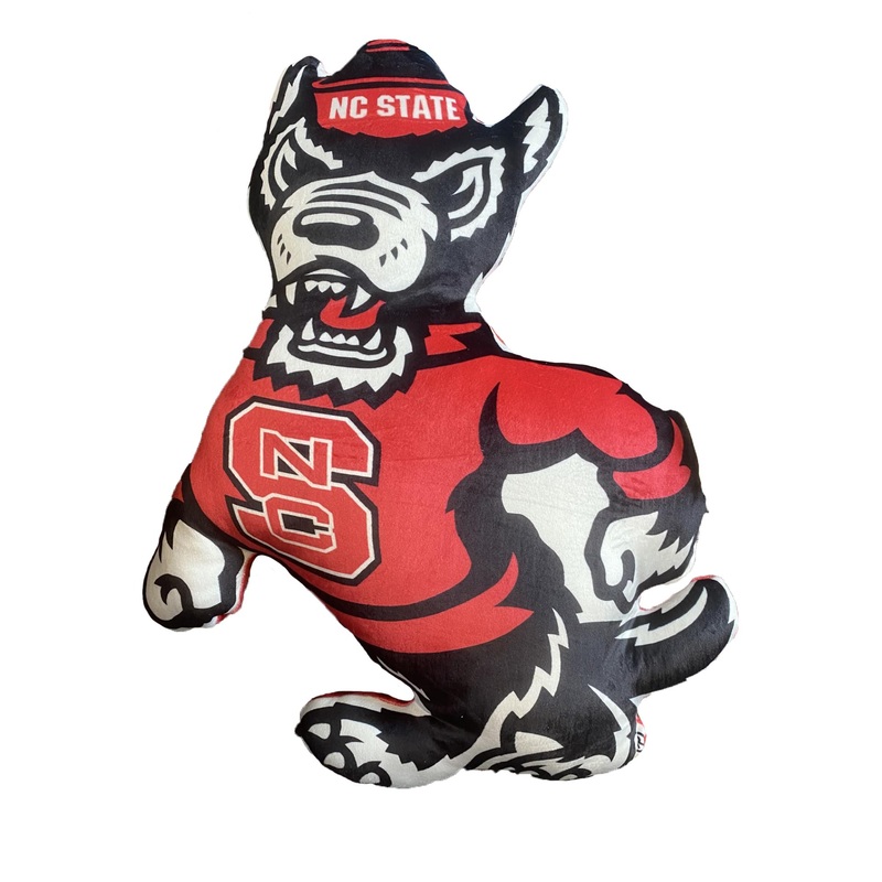 NC State Wolfpack Strutting Wolf Mascot Pal Pillow