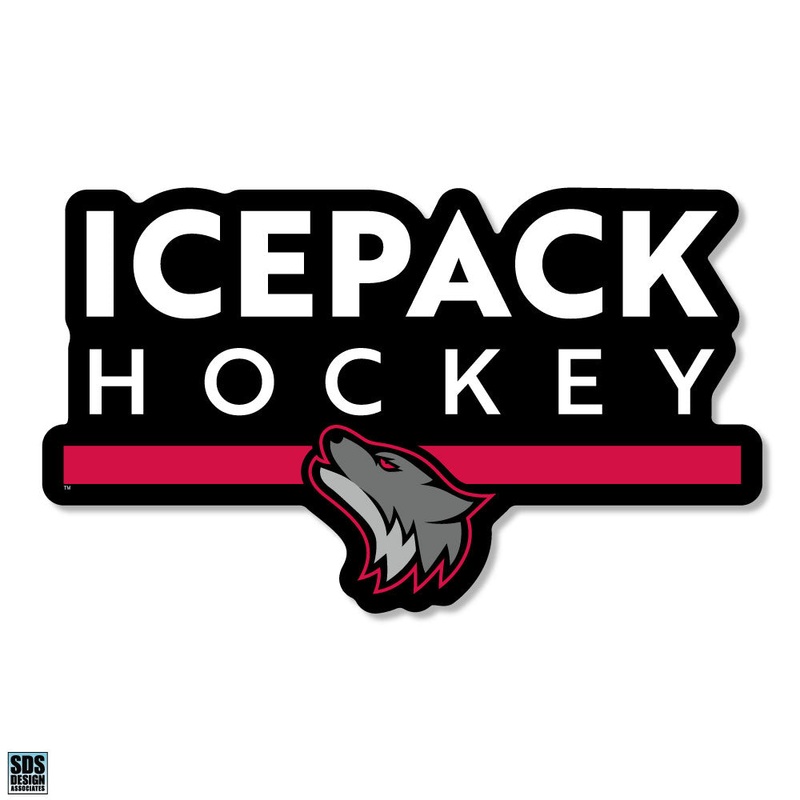 Icepack Hockey 6 Text Vinyl Decal