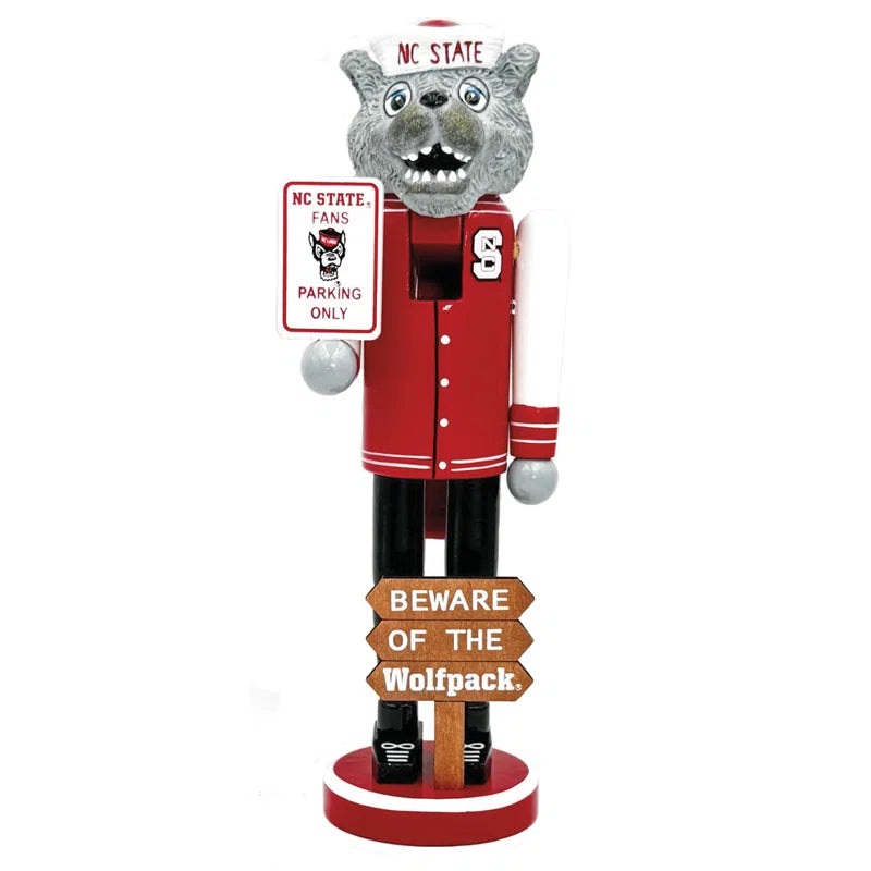 NC State Wolfpack 12 Mr. Wuf Beware Nutcracker