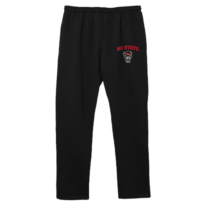 NC State Wolfpack Black Wolfhead NC State Arch Benchmark Sweatpants