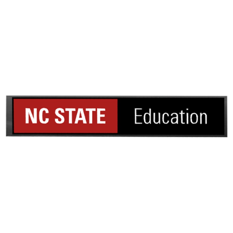 NC State Wolfpack Education Decal