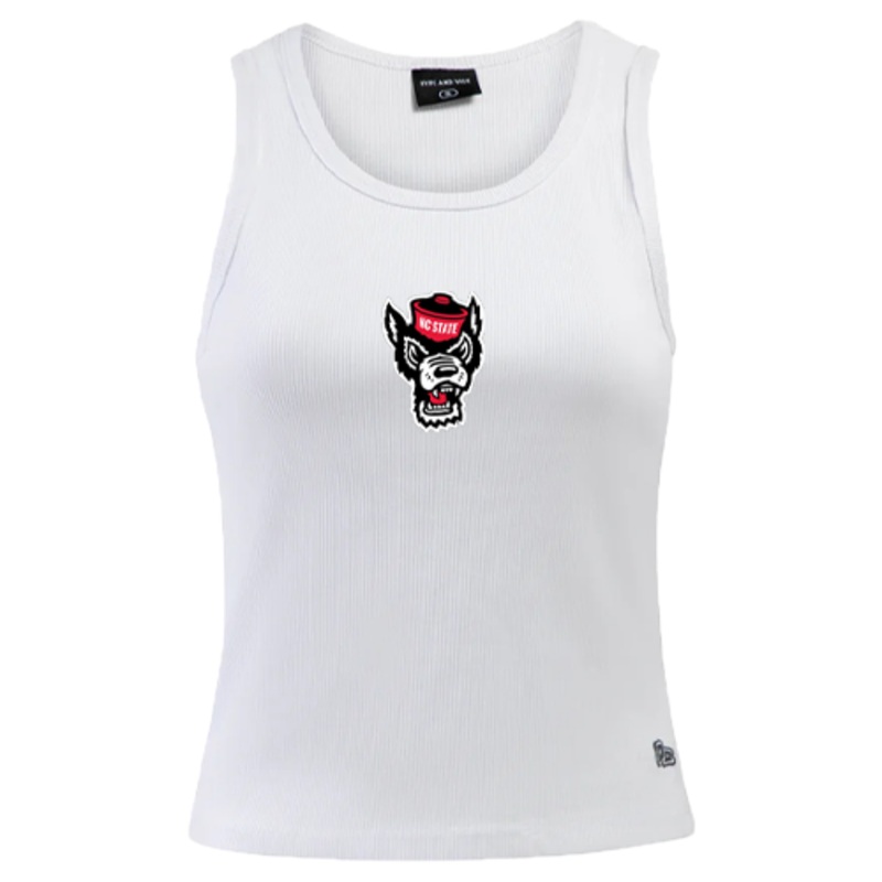 NC State Wolfpack Hype & Vice Women’s White Wolfhead MVP Top