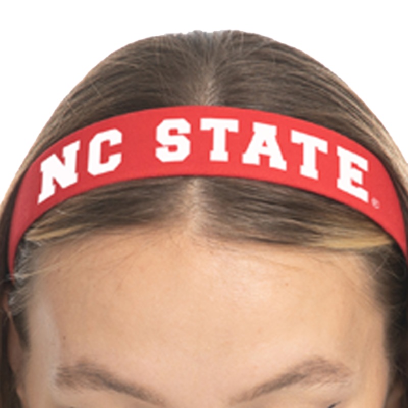 NC State Wolfpack Red ‘NC State’ Hard Headband