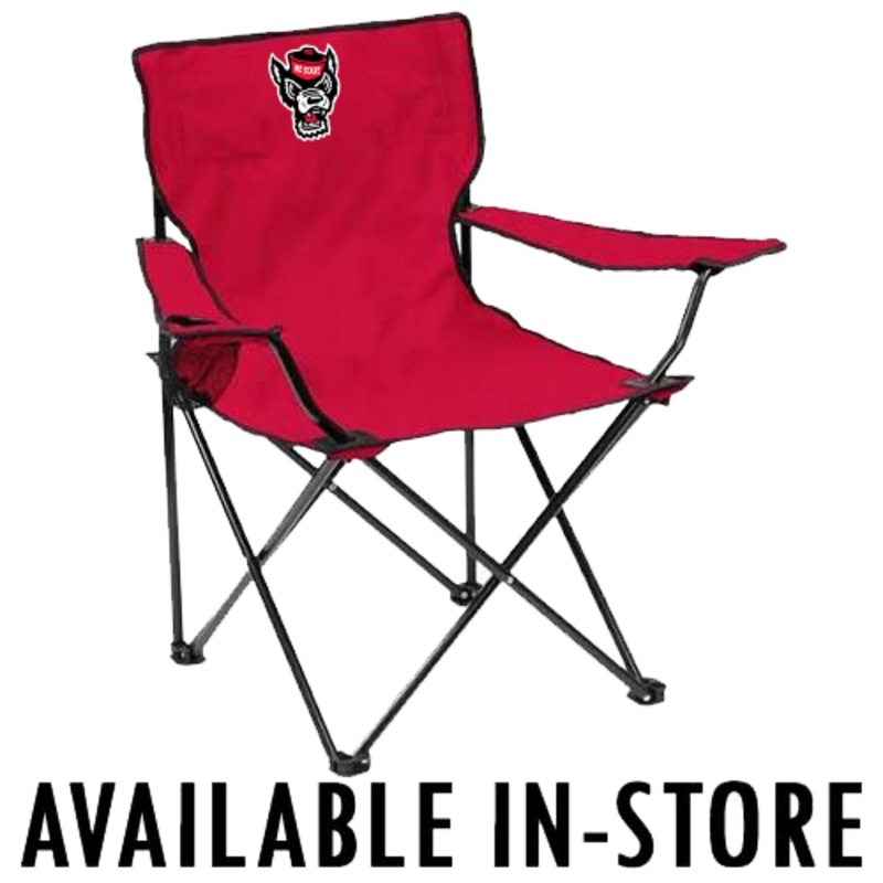 NC State Wolfpack Wolfhead Logo Quad Chair
