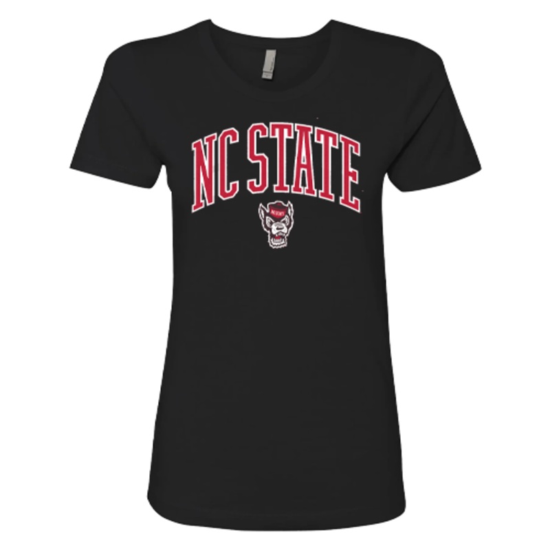 NC State Wolfpack Women’s Black New Zealand Crew Jersey T-Shirt
