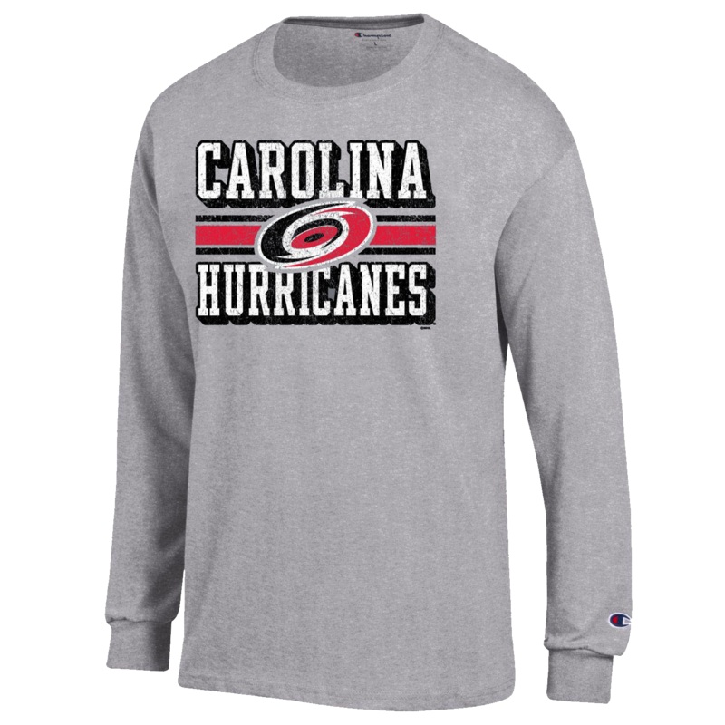 Carolina Hurricanes Grey Long Sleeve T-Shirt