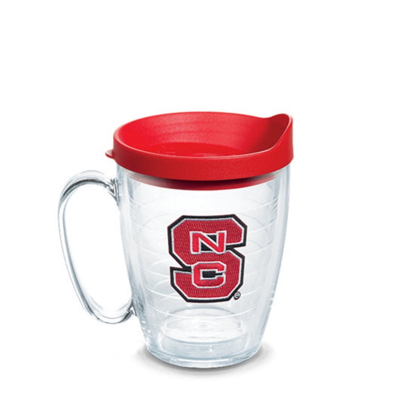 NC State Wolfpack 15oz. Block S Tervis Mug w/ Red Lid