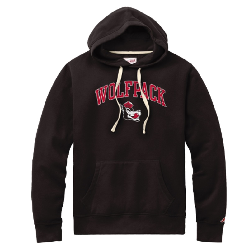 NC State Wolfpack Black Slobbering Wolf Hooded Sweatshirt