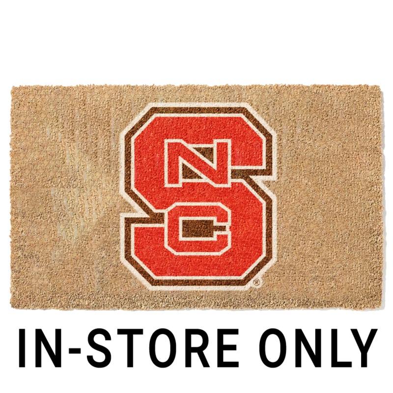 NC State Wolfpack Block S Coir Mat