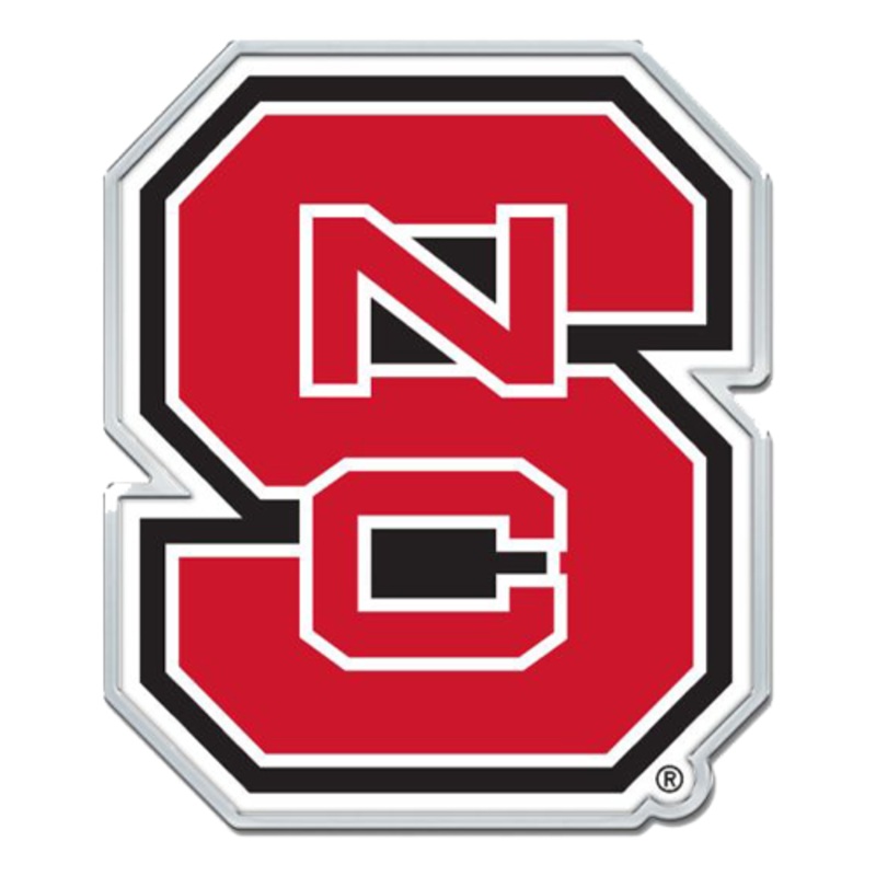 NC State Wolfpack Block S Full Color Auto Emblem