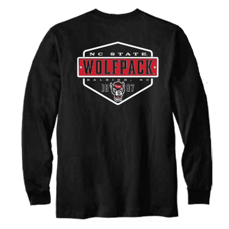 NC State Wolfpack Carhartt Workwear Long Sleeve Pocket  T-Shirt