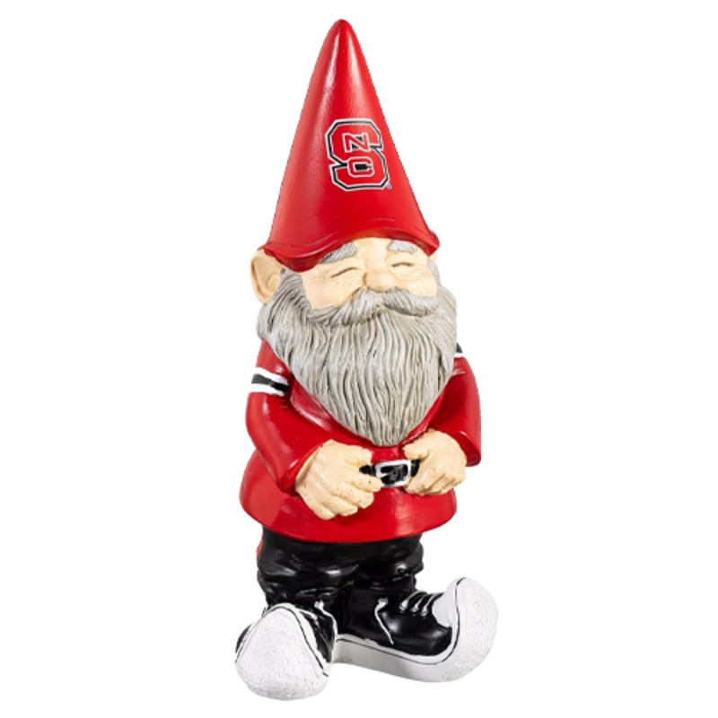 NC State Wolfpack Red Block S Garden Gnome