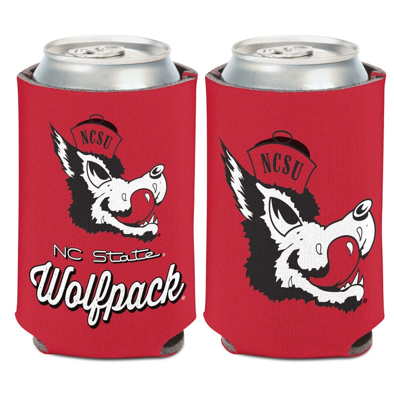 NC State Wolfpack Red Slobbering Wolf Can Cooler