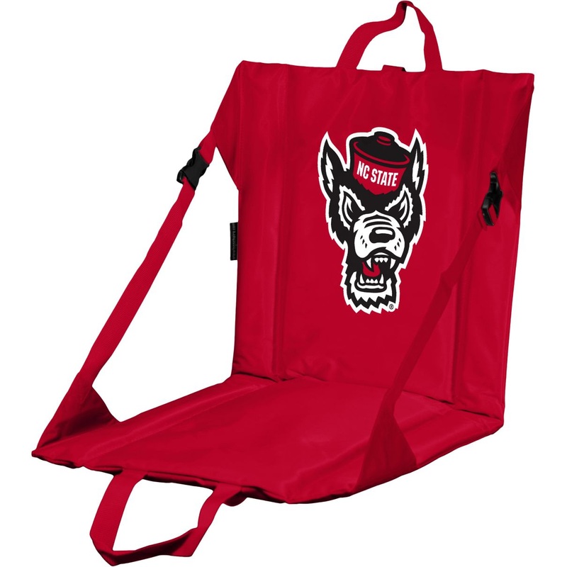 NC State Wolfpack Red Wolfhead Stadium Seat