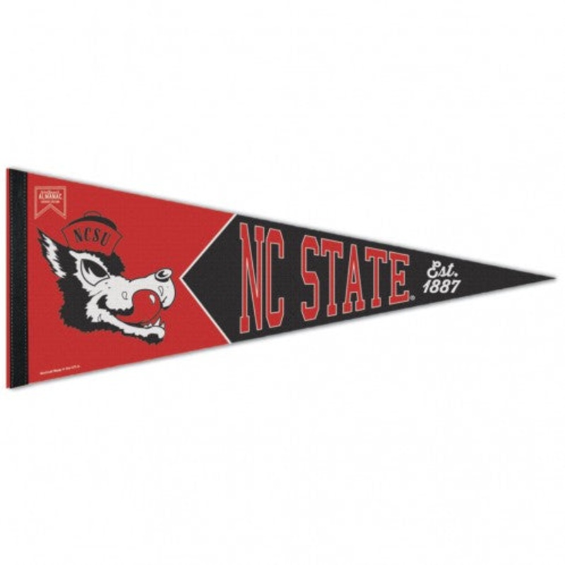 NC State Wolfpack Slobbering Wolf Pennant