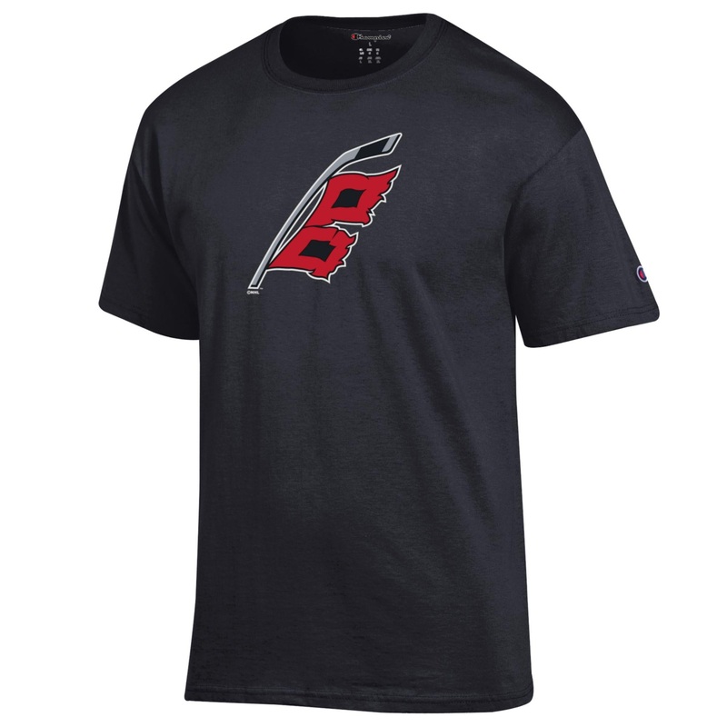 Carolina Hurricanes Warning Flag’s Black T-shirt