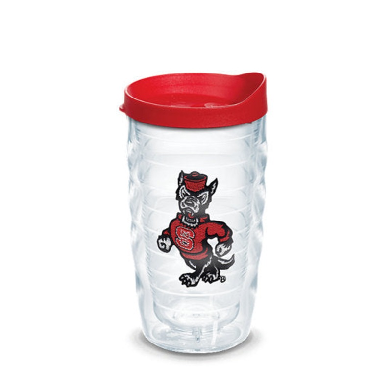 NC State Wolfpack 10oz. Strutting Wolf Wavy Tervis Tumbler w/Red Lid