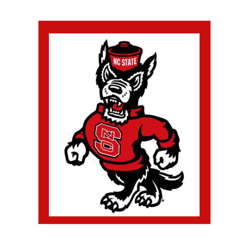 NC State Wolfpack 12×15 Strutting Wolf Double Sided Garden Flag