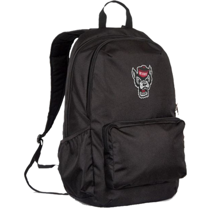 NC State Wolfpack Black Wolfhead Backpack