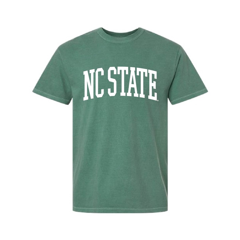 NC State Wolfpack Comfort Colors Light Green Arch T-Shirt