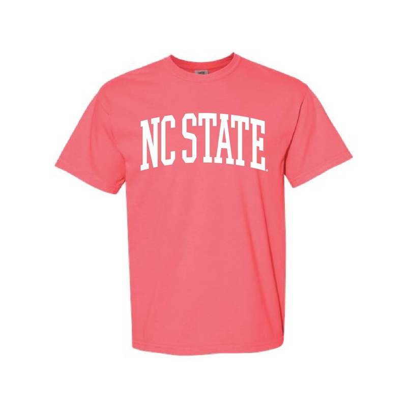 NC State Wolfpack Comfort Colors Watermelon Arch T-shirt