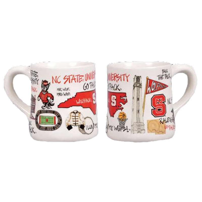 NC State Wolfpack Icons Mug