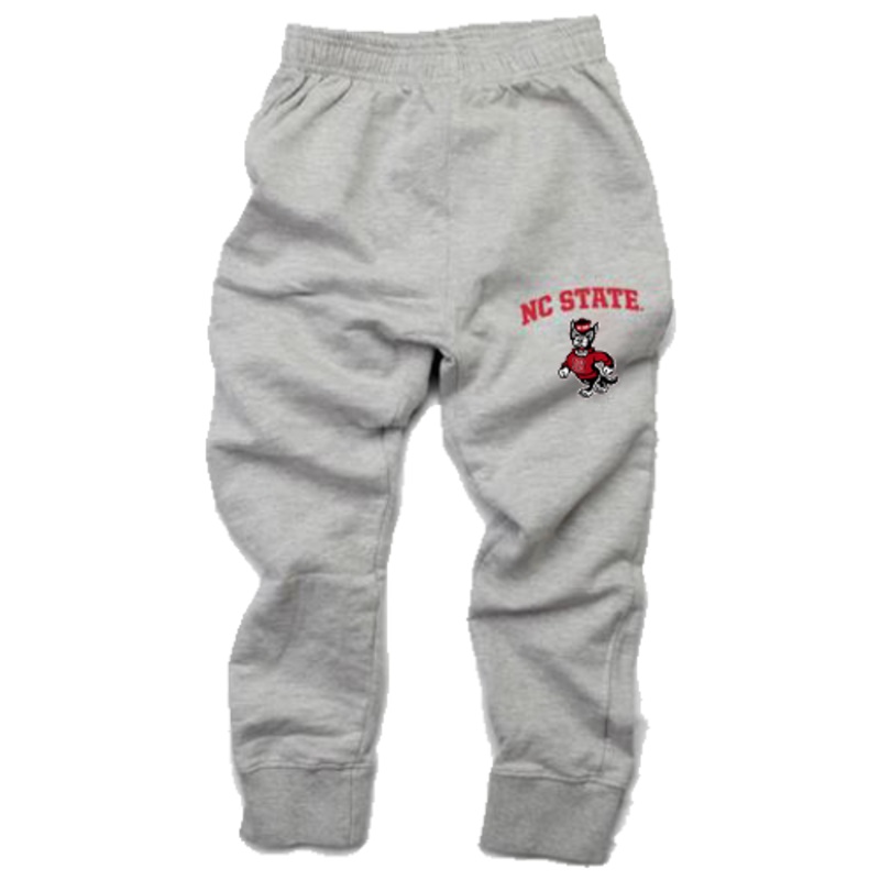 NC State Wolfpack Infant Oxford Grey Strutting Wolf Sweatpants