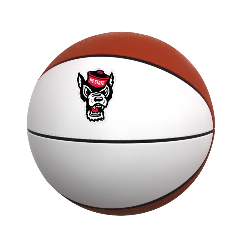 NC State Wolfpack Wolfhead Logo Full Size Autograph Basketball