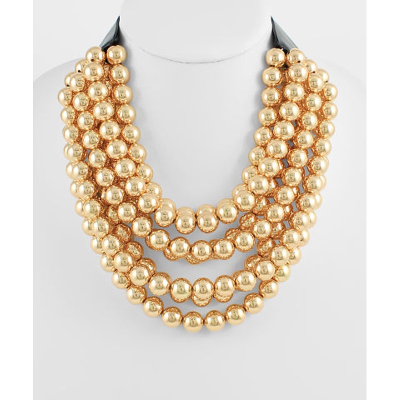 Gold Layer Beaded Necklace
