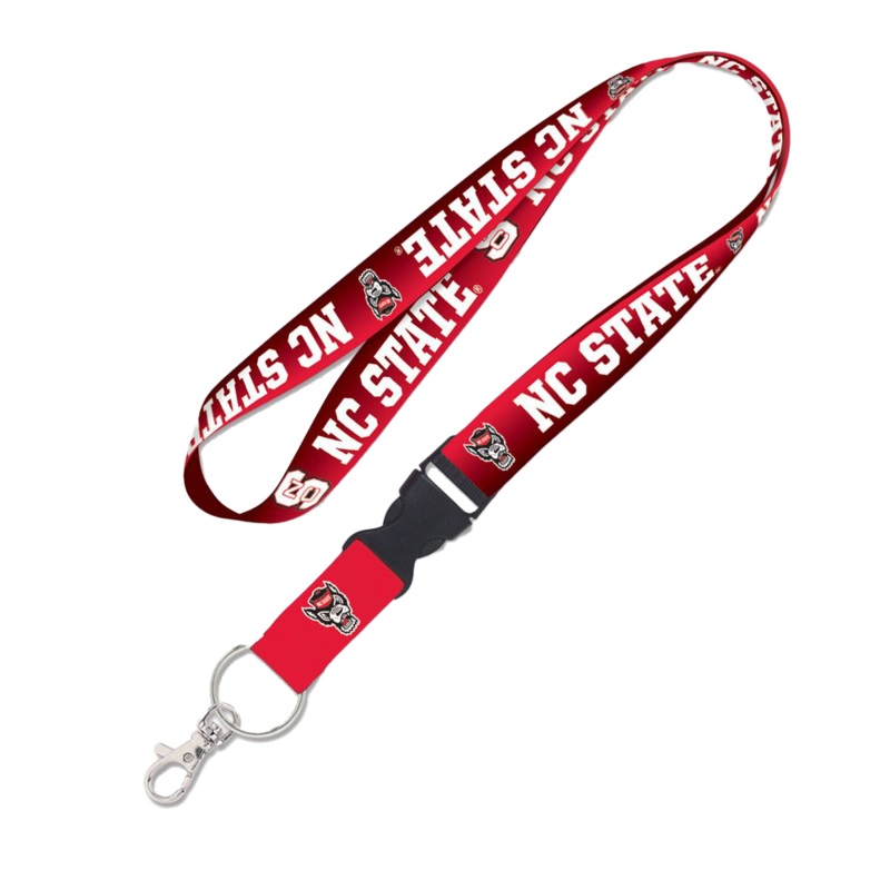 NC State Wolfpack 2-Tone 1 Lanyard with Buckle Release