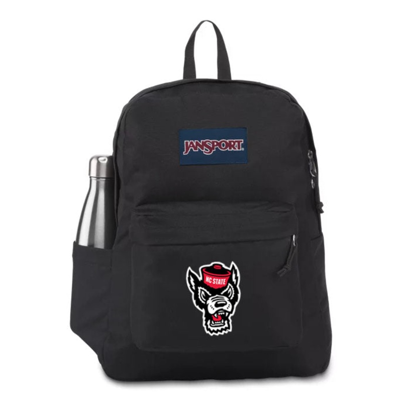 NC State Wolfpack Jansport Black Superbreak Backpack