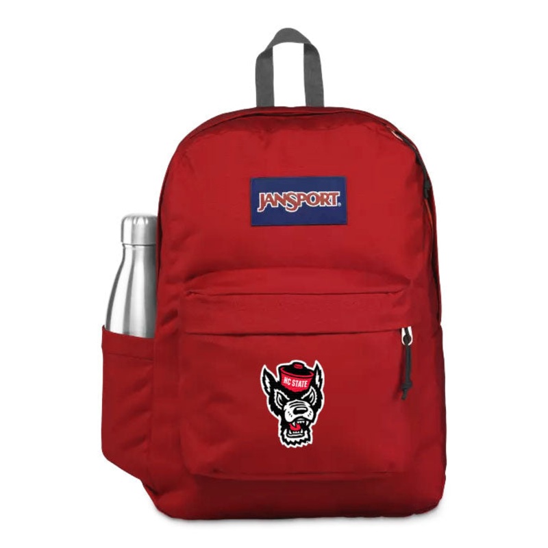 NC State Wolfpack Jansport Red Superbreak Backpack